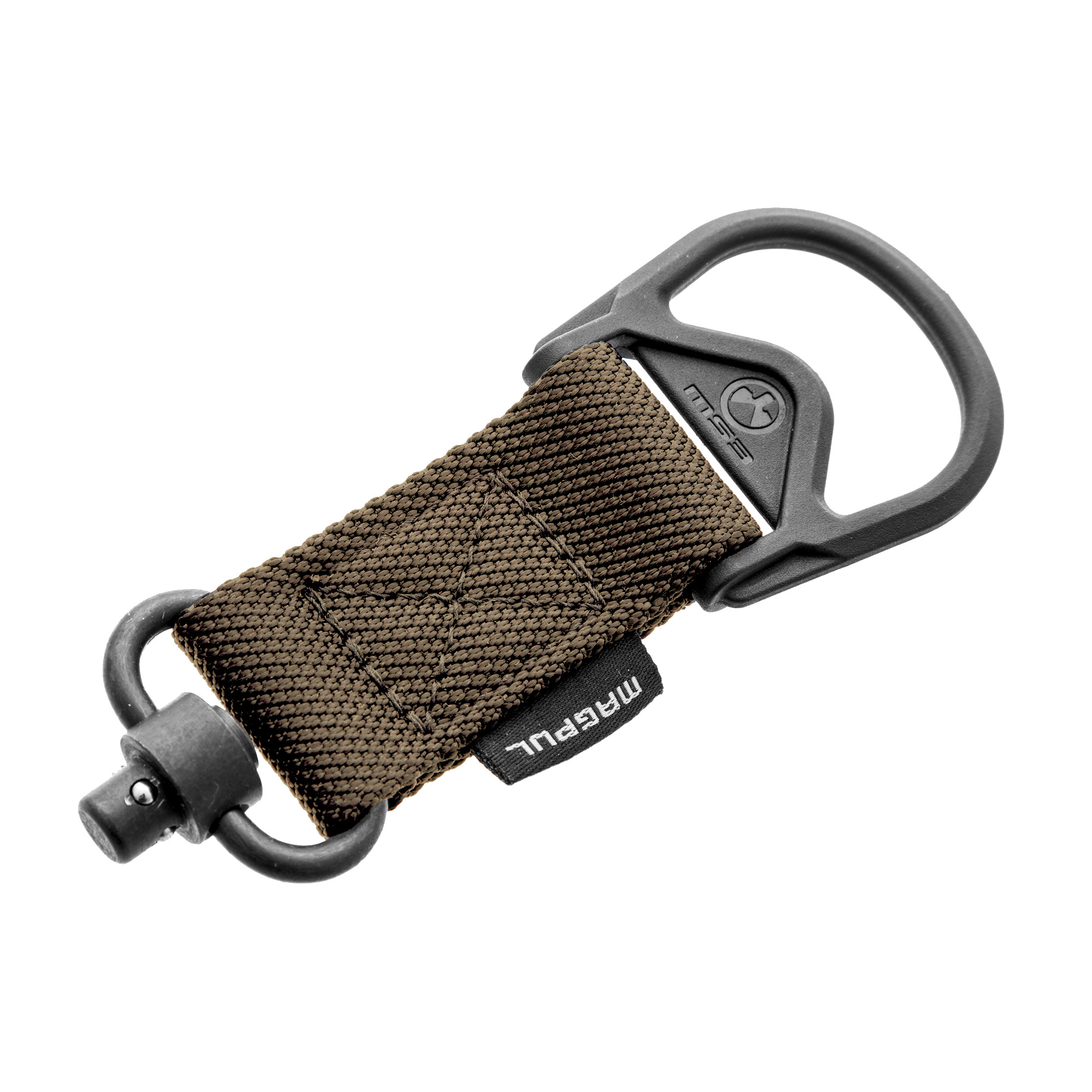 Magpul MS1/MS3 QD Sling Adapter – Push-Button One-Point, 1.25" Webbing, Coyote