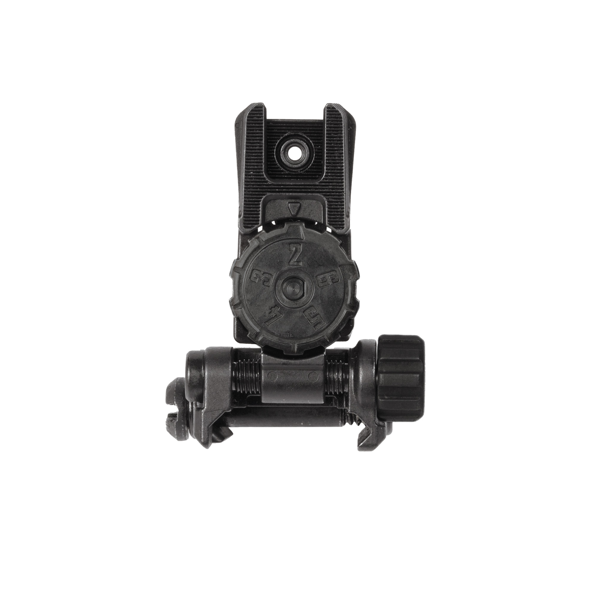Magpul MBUS Pro LR Adjustable Rear Sight – Steel, 200–600 m Elevation, Black - Image 2