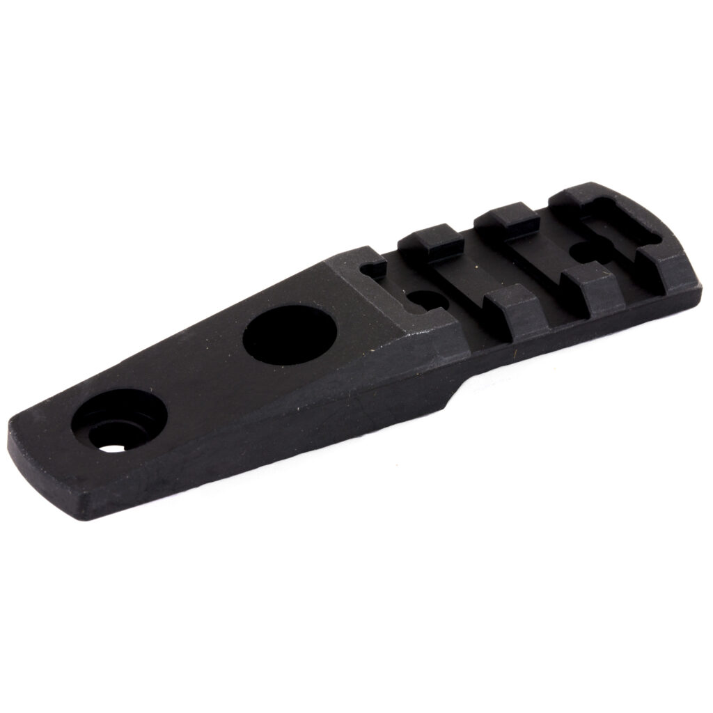 Magpul M-LOK Cantilever Rail/Light Mount, Aluminum – 3 Picatinny Slots, Black