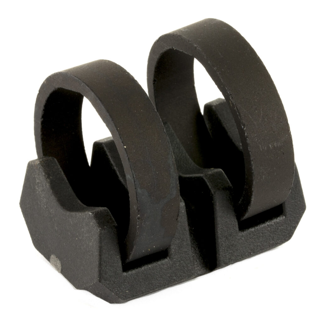Magpul Light Mount V-Block and Rings – Fits 0.75–1.04 in. Lights, Black