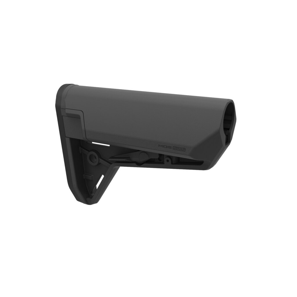 Magpul MOE SL-S Carbine Stock – Mil-Spec, Waterproof Storage, AR-15/M4, Black