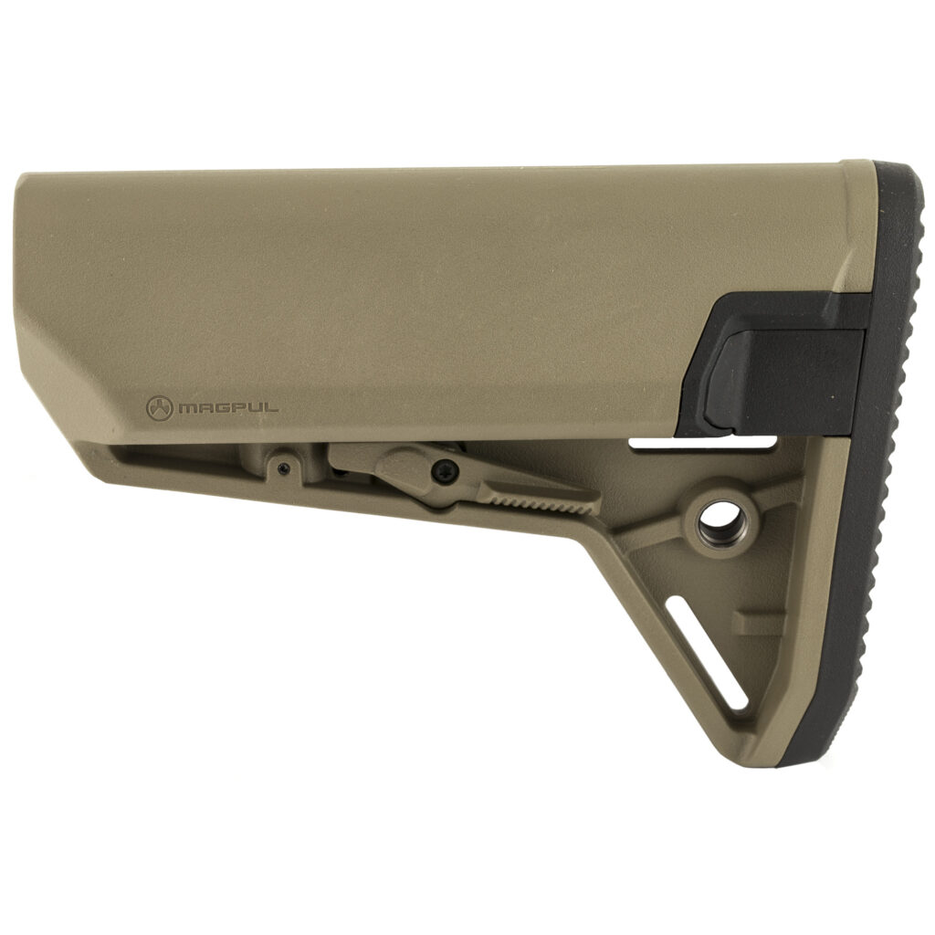 Magpul MOE SL-S Carbine Stock – Mil-Spec, Waterproof Storage, AR-15/M4, Flat Dark Earth
