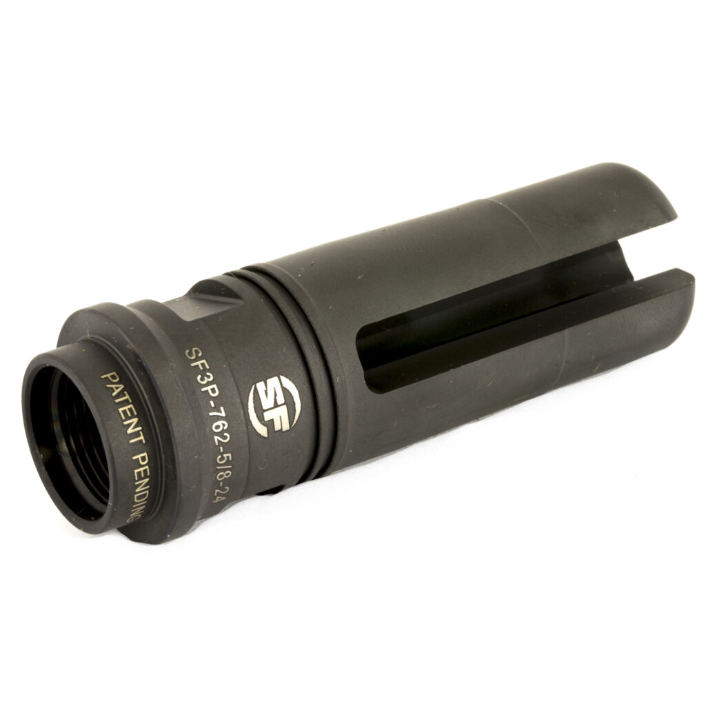SureFire SOCOM SF3P 3-Prong Flash Hider – 7.62 NATO, 5/8×24 AR-10, Black