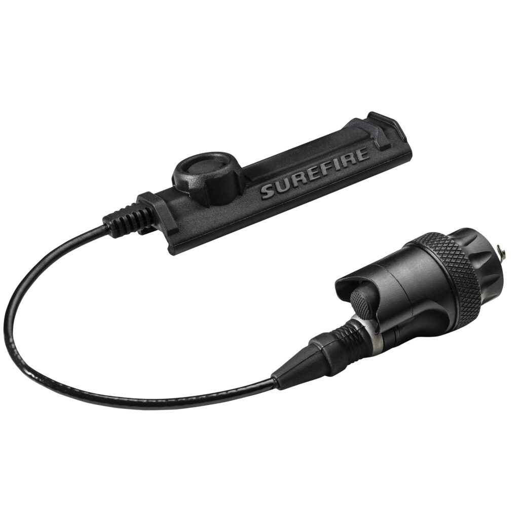 SureFire DS-SR07 Scout Light Dual Switch Assembly – Pushbutton + SR07 Rail Tape Switch, Black