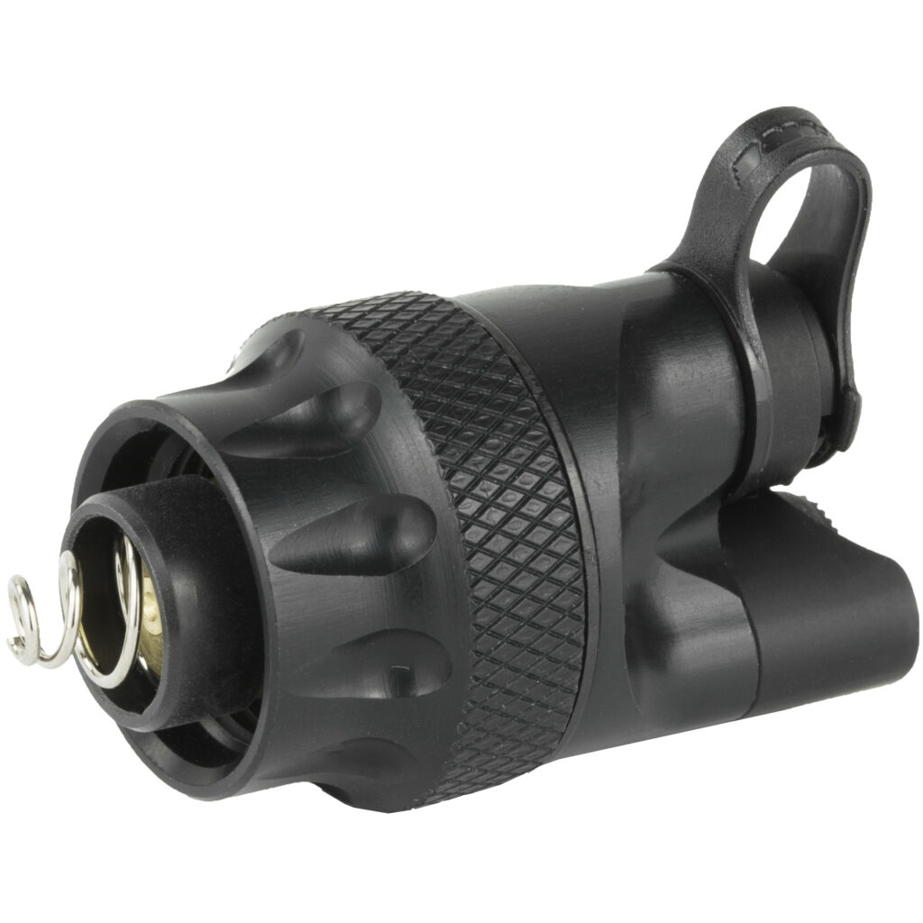 SureFire DS00 Scout Light Switch/Tail Cap Assembly – Remote Switch Receptacle, No Cable, Black