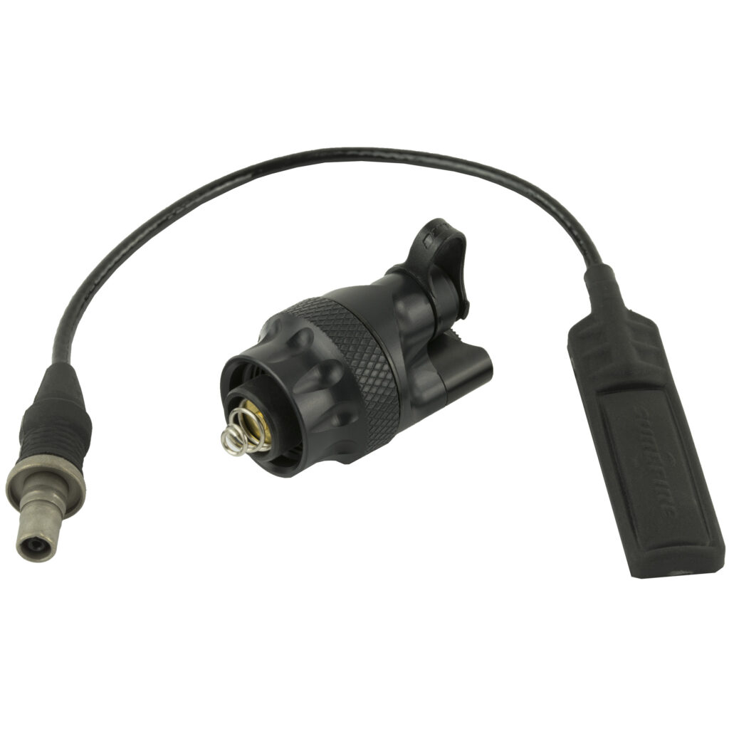 SureFire DS07 Scout Light Dual Switch Assembly – Pushbutton + ST07 7″ Tape Switch, Black