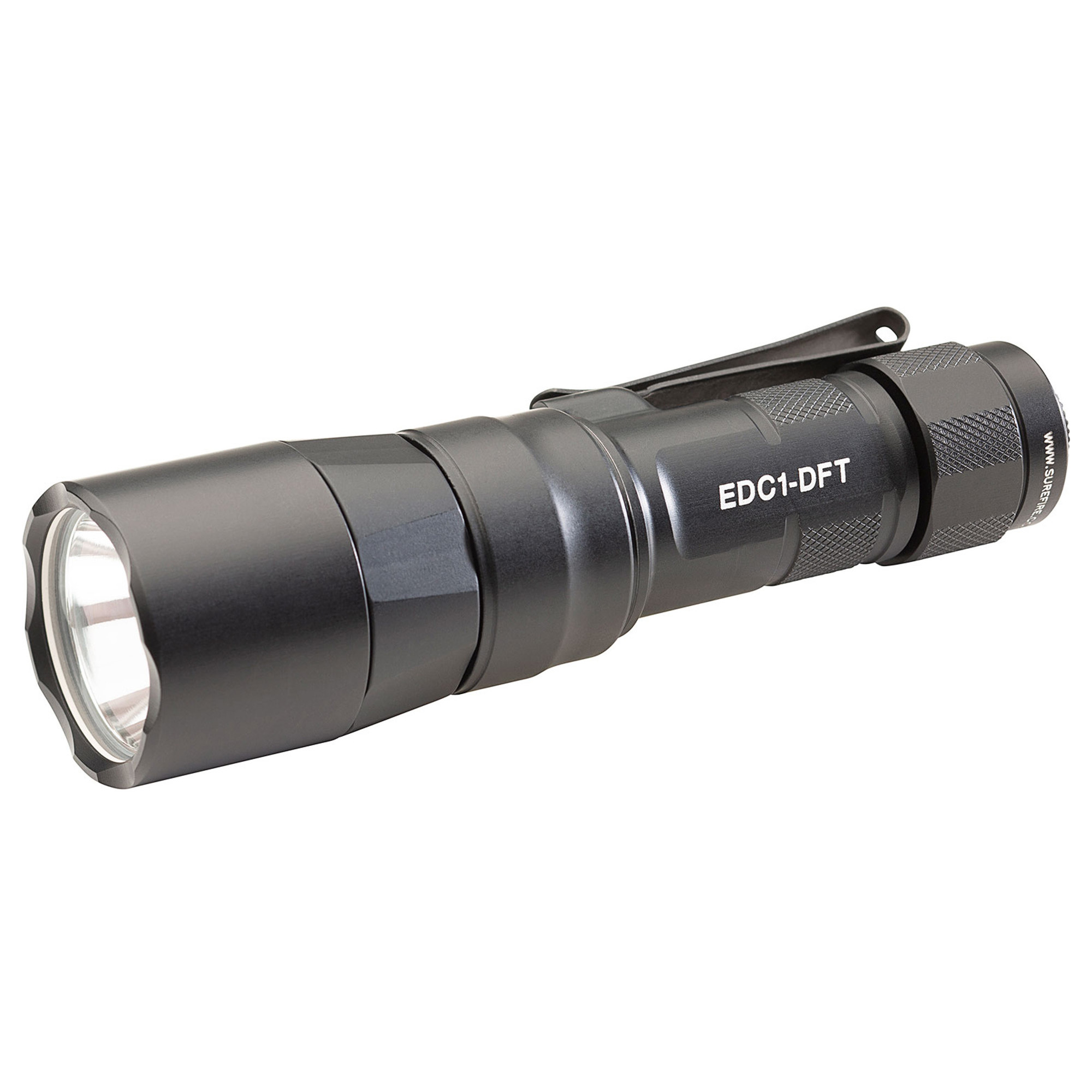 SureFire EDC1-DFT Dual Fuel Flashlight – 25/350/650 Lumens, Black