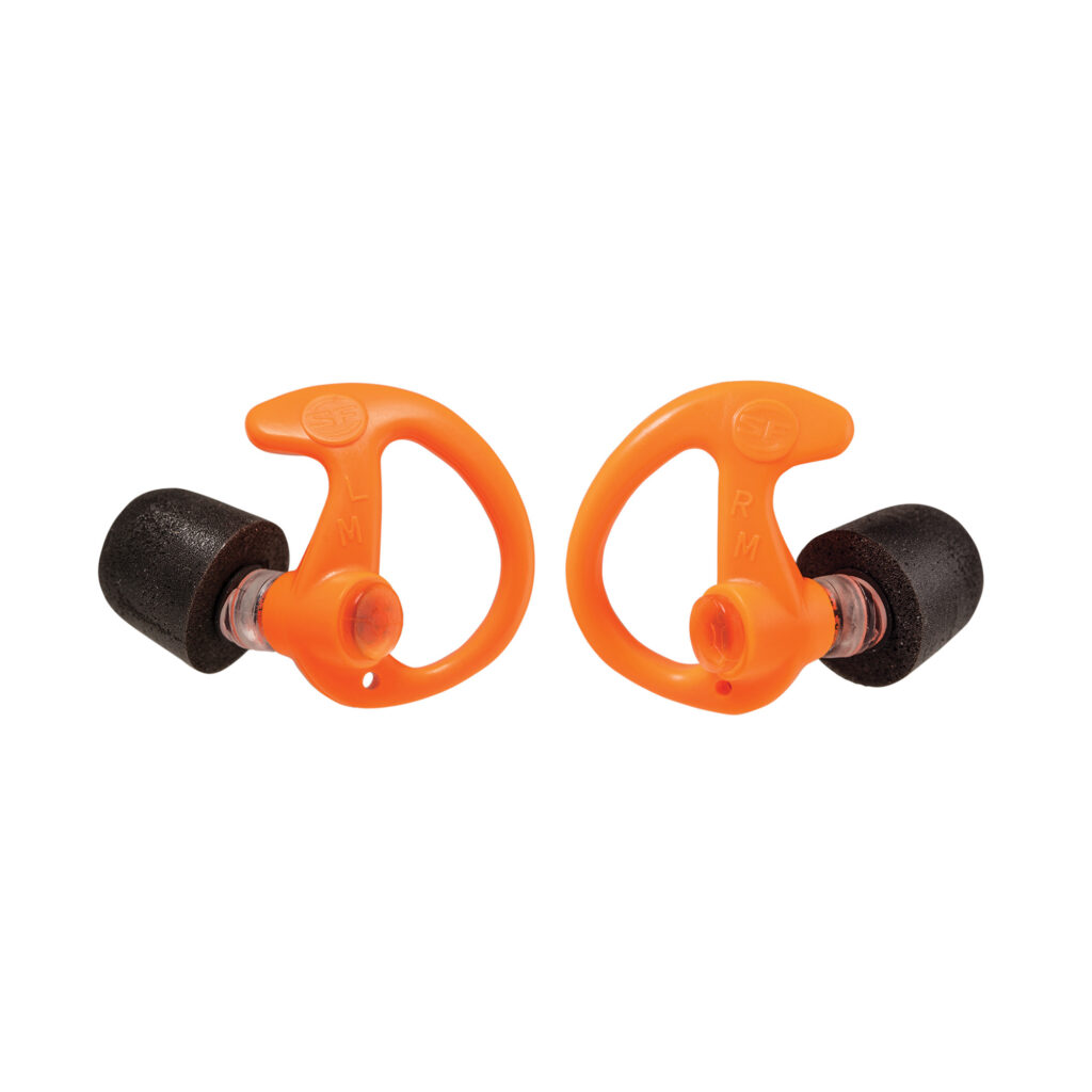SureFire EP10 Sonic Defenders Ultra Max Earplugs – Medium, 1 Pair, Orange