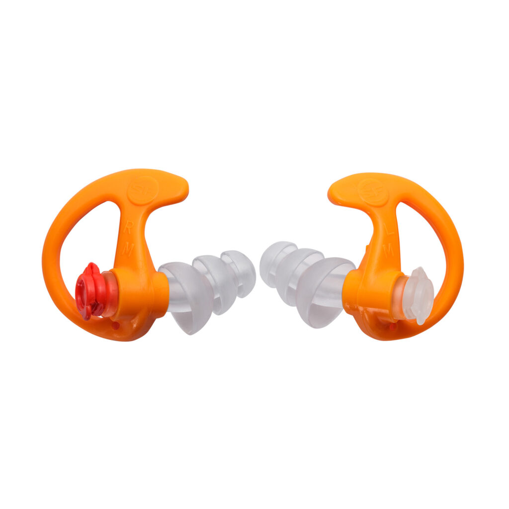 SureFire EP4 Sonic Defenders Plus Earplugs – Medium, 1 Pair, Orange