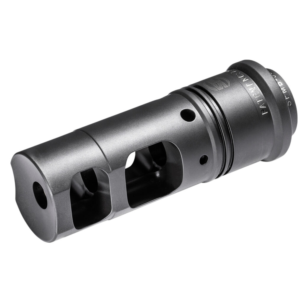 SureFire SOCOM Muzzle Brake Suppressor Adapter – 6mm, 5/8×24 Thread, Black