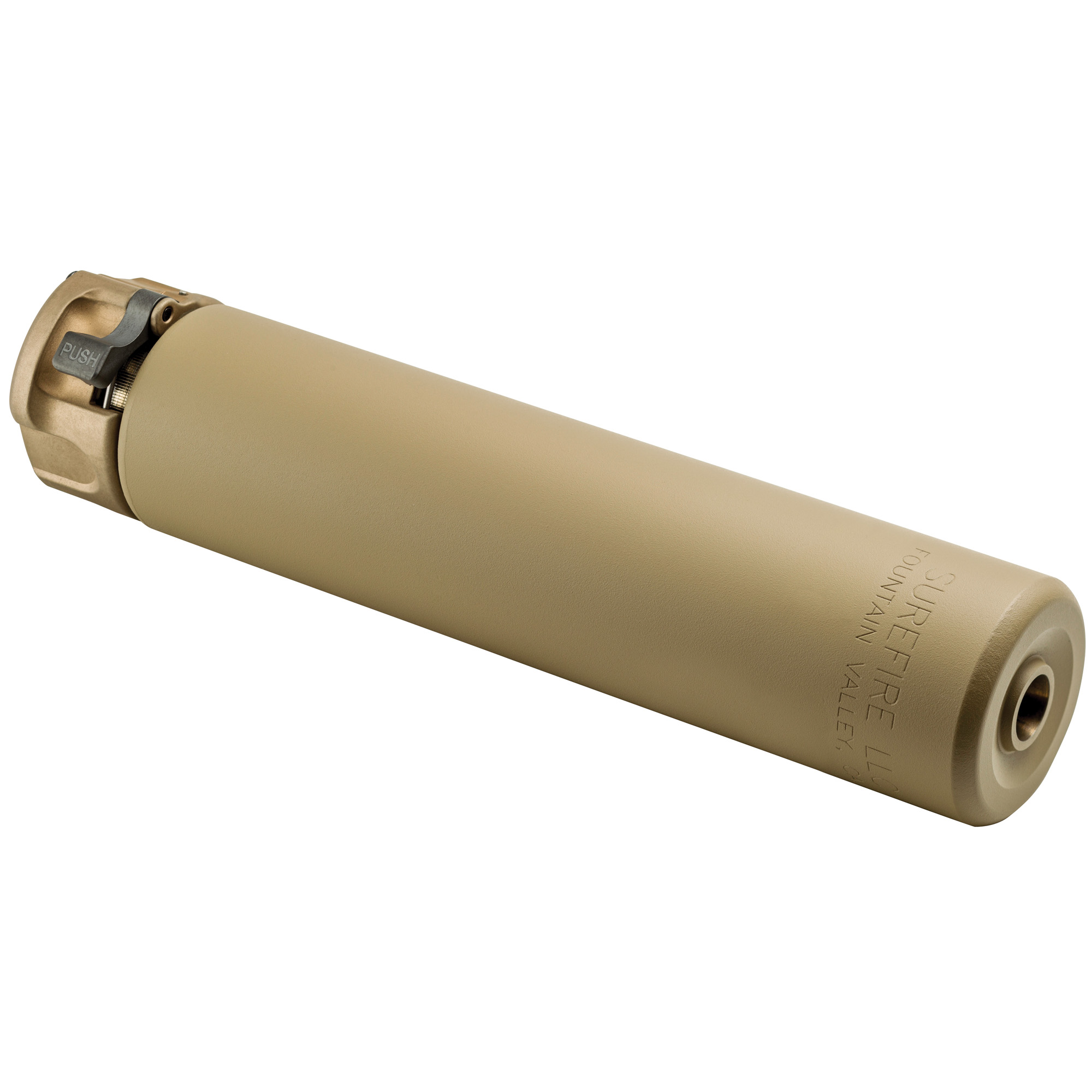SureFire SOCOM SPS Gen 2 Suppressor – 300 Blackout, 7.9", SOCOM Fast-Attach, Dark Earth