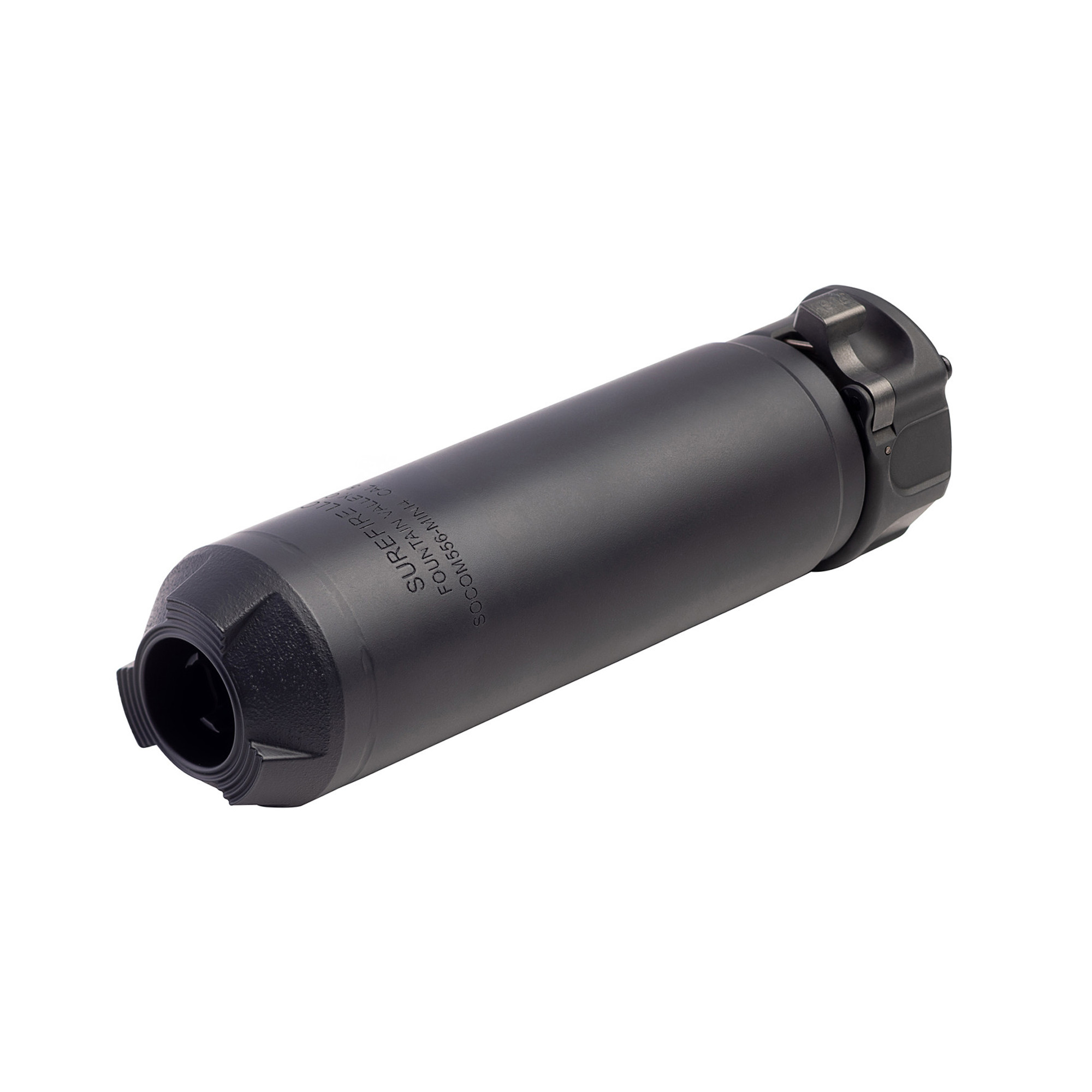 SureFire SOCOM556-Mini4 Suppressor – 5.56mm, Inconel, SOCOM Fast-Attach, 5.5", 14.5 oz, Black
