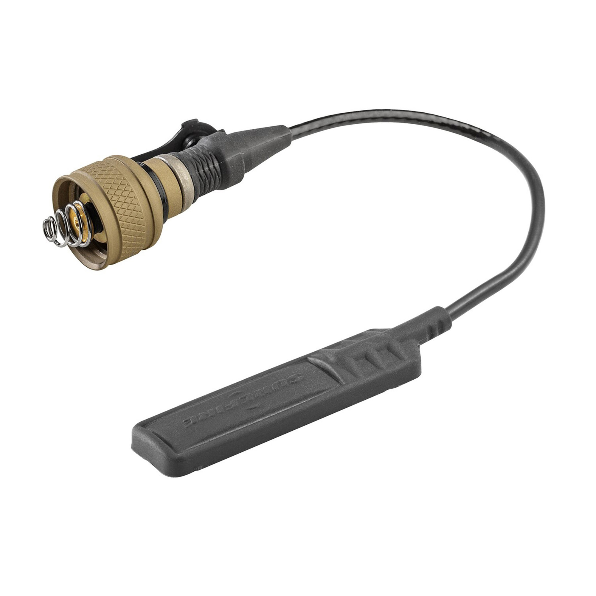 SureFire UE07 Scout Light Rear Cap Assembly with ST07 7" Remote Switch, Tan