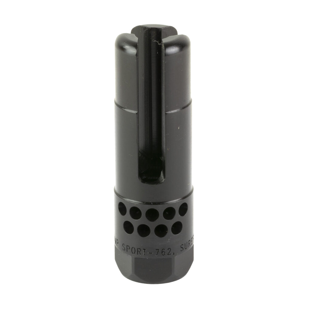 SureFire WARCOMP Sport Flash Hider – 7.62 NATO / .308 Win, 5/8×24 Thread, Black