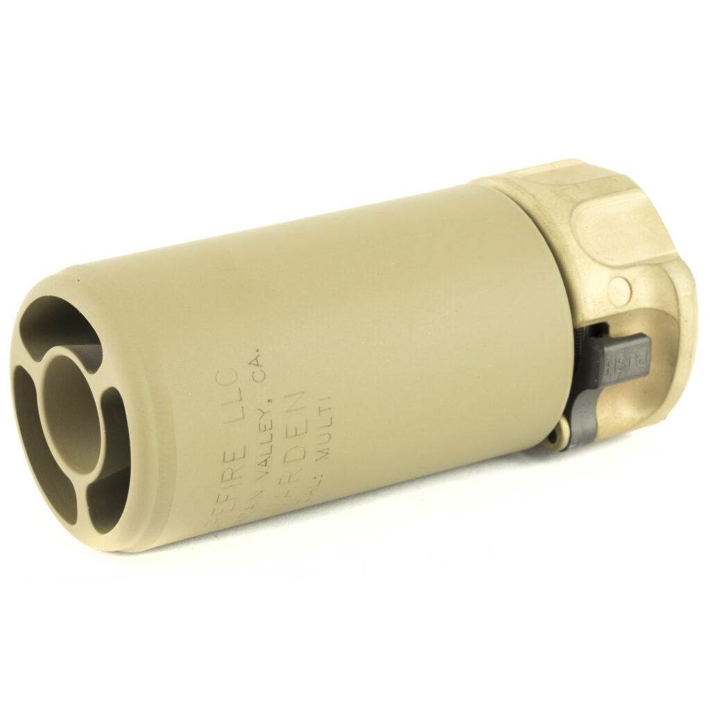 SureFire Warden Blast Regulator – Multi-Caliber 5.56mm/7.62mm, Dark Earth