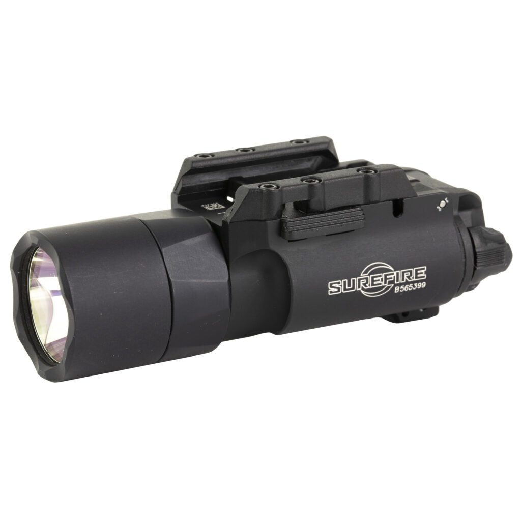 SureFire X300 Turbo WeaponLight – 650 Lumens, 66,000 cd, Rail-Lock Lever Latch, Black
