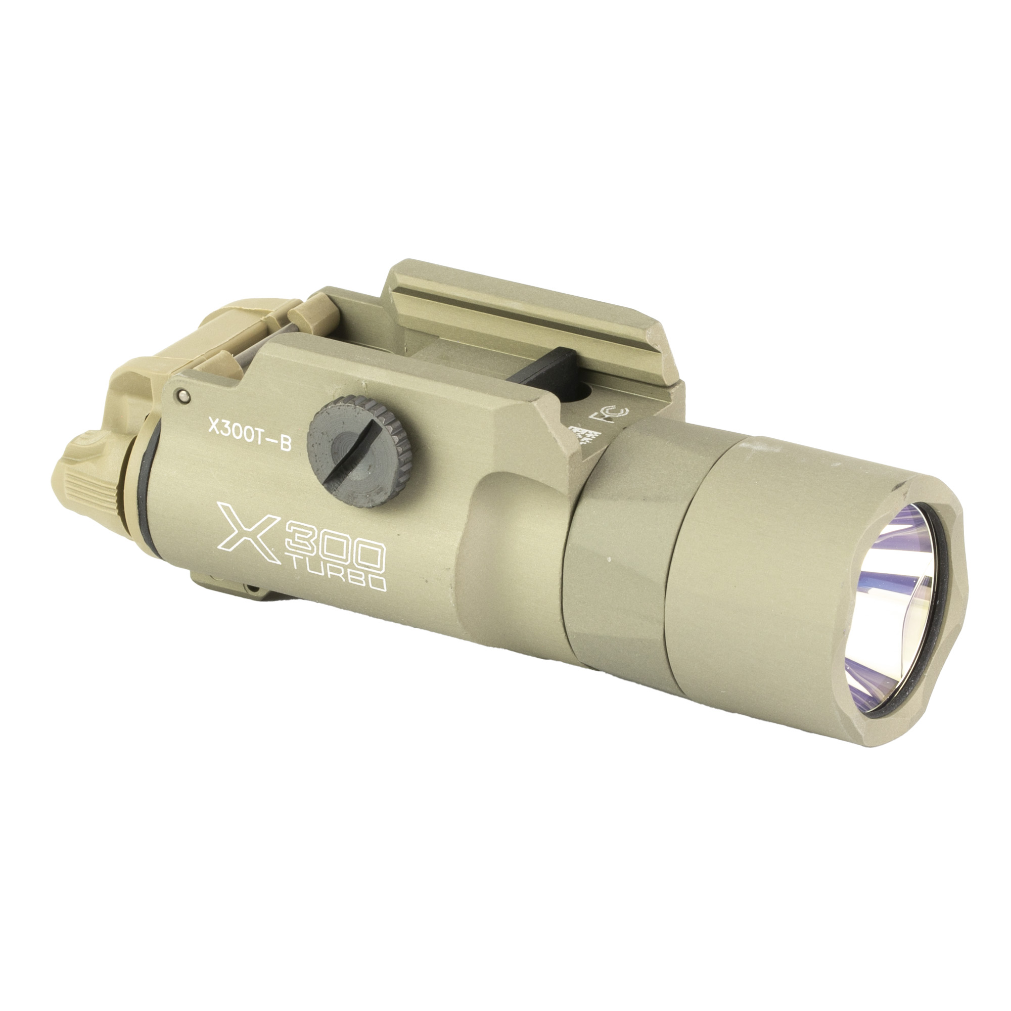 SureFire X300 Turbo WeaponLight – 650 Lumens, 66,000 cd, Thumbscrew, Tan - Image 2