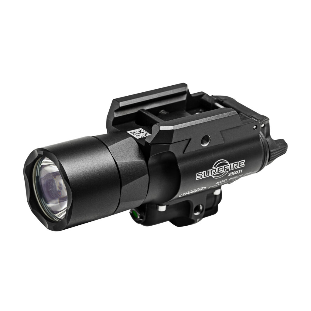 SureFire X400U-A-GN X400 Ultra WeaponLight with Green Laser – 1,000 Lumens, Picatinny, Black