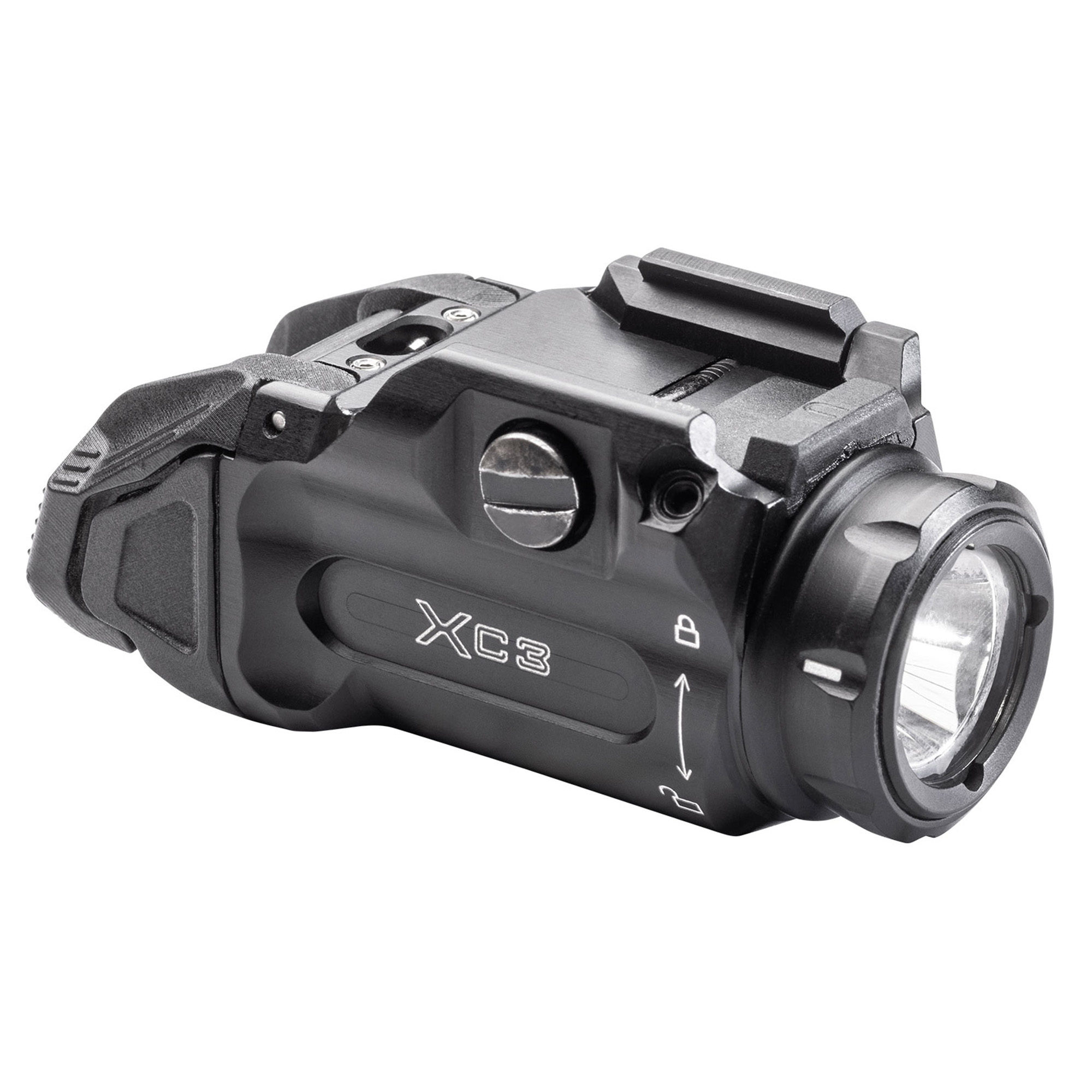 SureFire XC3 Compact Handgun WeaponLight – 550 Lumens, 7,200 Candela, 123A, Black - Image 2