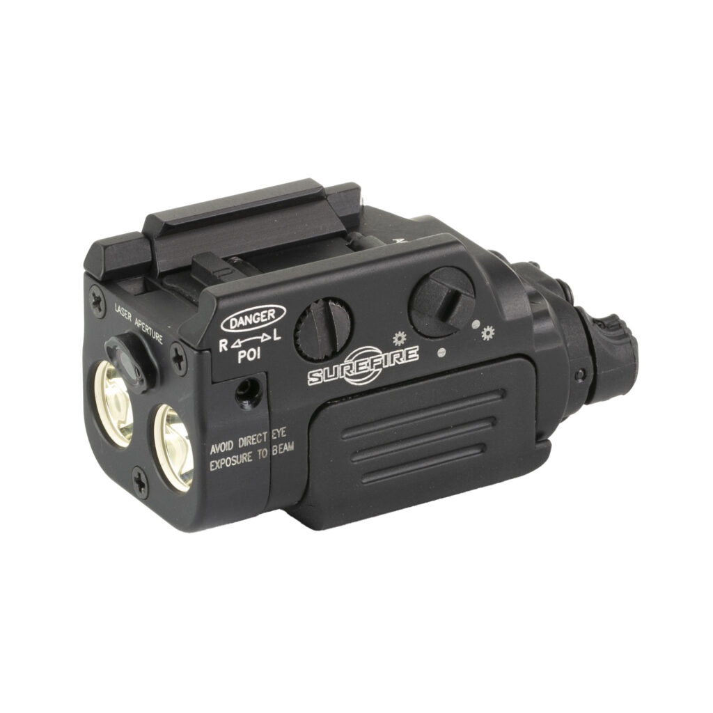 SureFire XR2-A Rechargeable Compact WeaponLight with Red Laser – 800 Lumens, Black