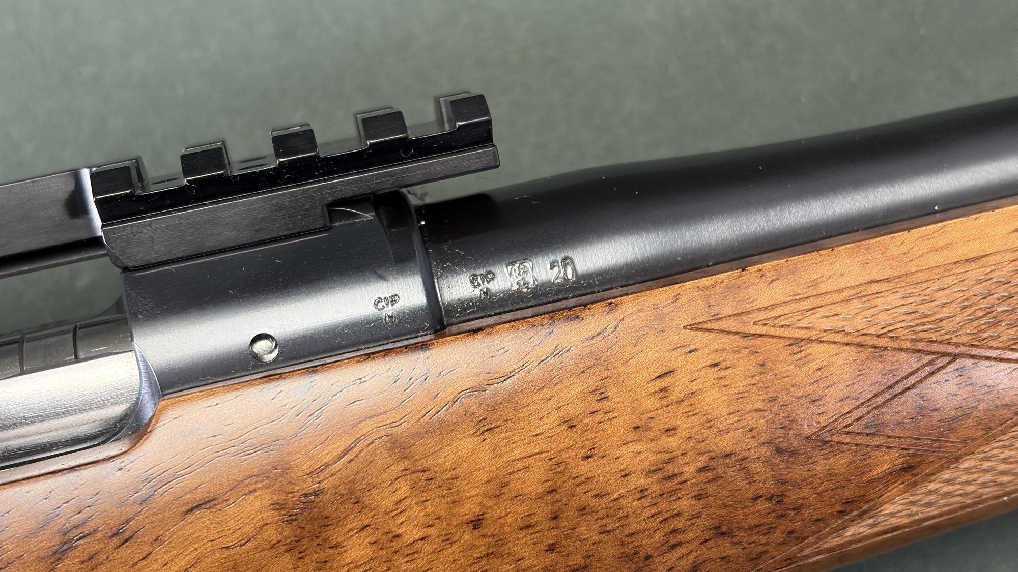 CZ 527 Carbine 7.62x39 - 18.5" Walnut Stock, Iron Sights, 3 Magazines - Image 6