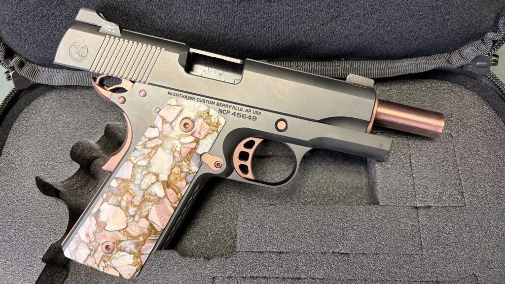 Nighthawk Custom Lady Hawk 1911 9mm Unfired Open Box with Soft Case