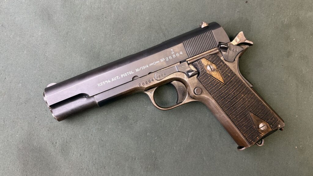 1942 Kongsberg M/1914 .45 ACP Matching with Signed Factory Archive Letter