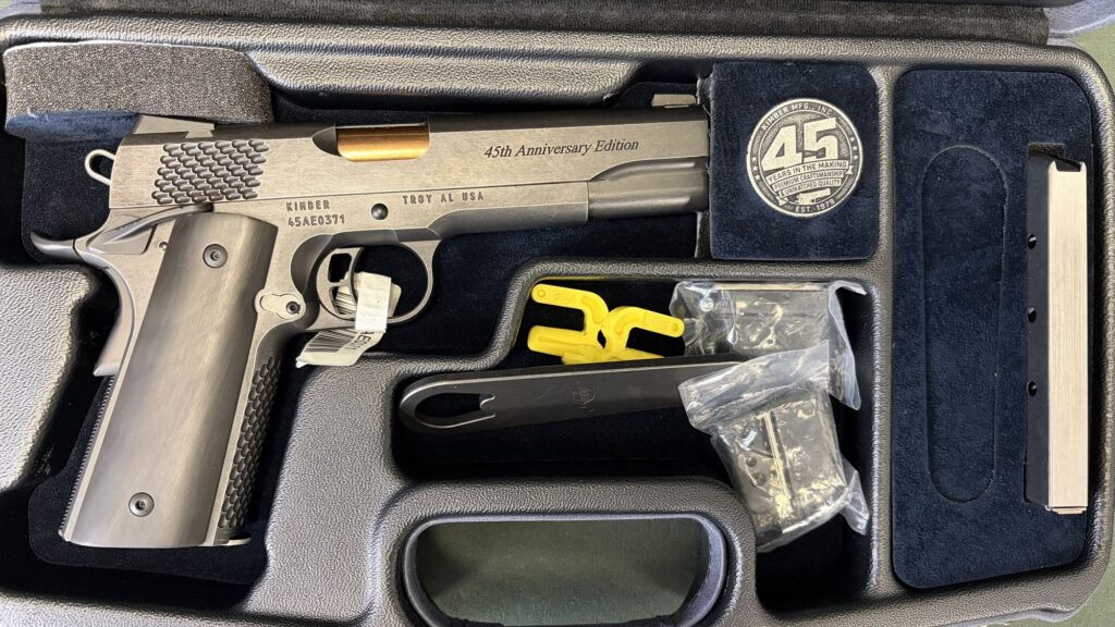 Kimber 45th Anniversary 1911 .45 ACP Unfired 1 of 2024 with Negrini Case