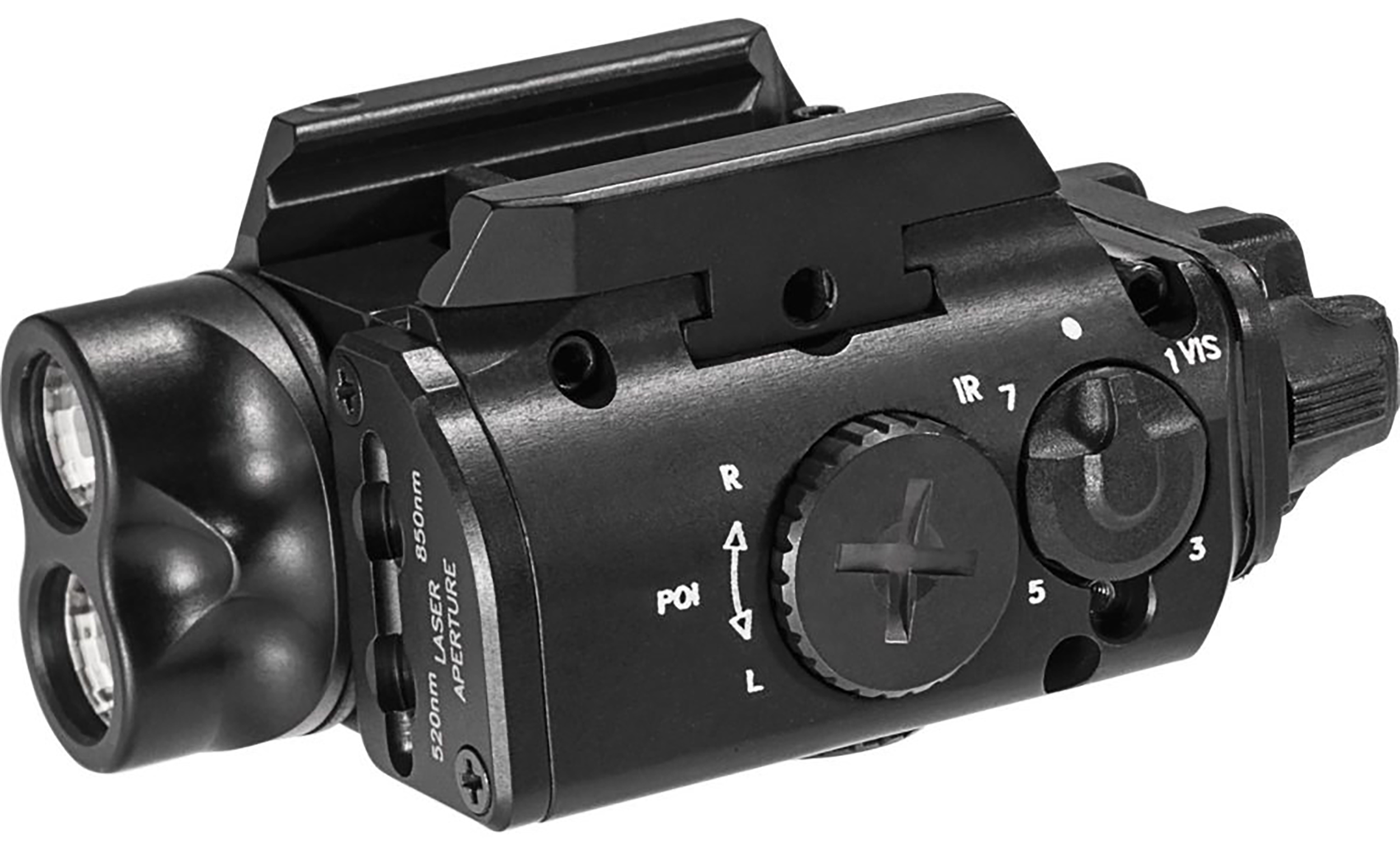 SureFire XVL2-IRC Light/Laser Module – 400 Lumens, Green Laser, IR Illuminator, Black