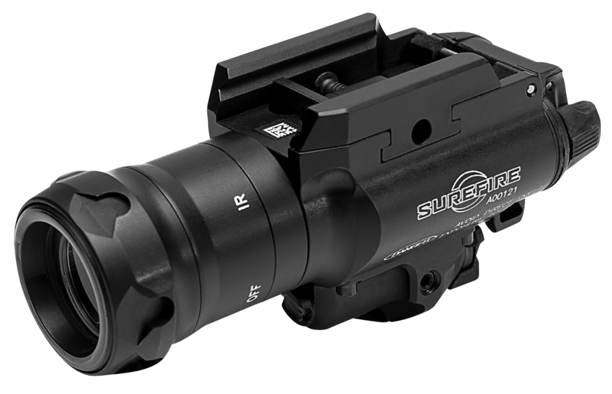 SureFire X400VH MasterFire WeaponLight – 350-Lumen White/IR Illuminator, IR Laser, Black