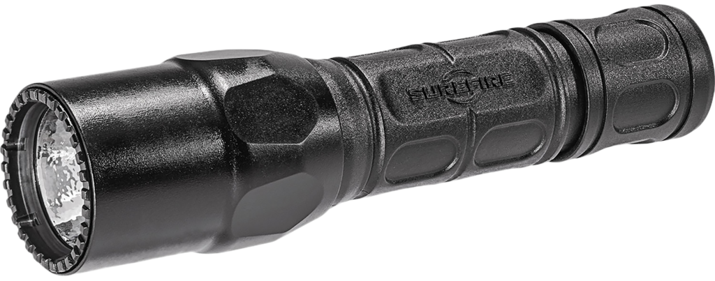 SureFire G2X Law Enforcement Edition Flashlight – 15/600 Lumens, Click Tailcap, Black