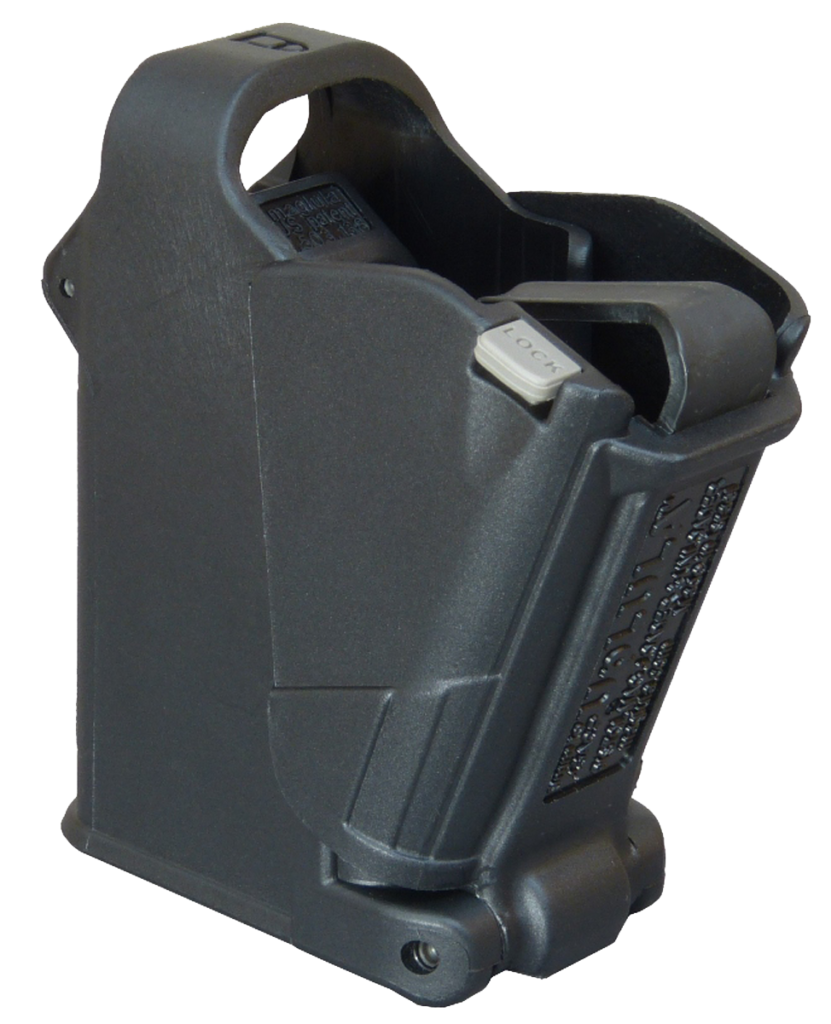 maglula UpLULA Universal Pistol Magazine Loader & Unloader – 9mm Luger to .45 ACP, Black