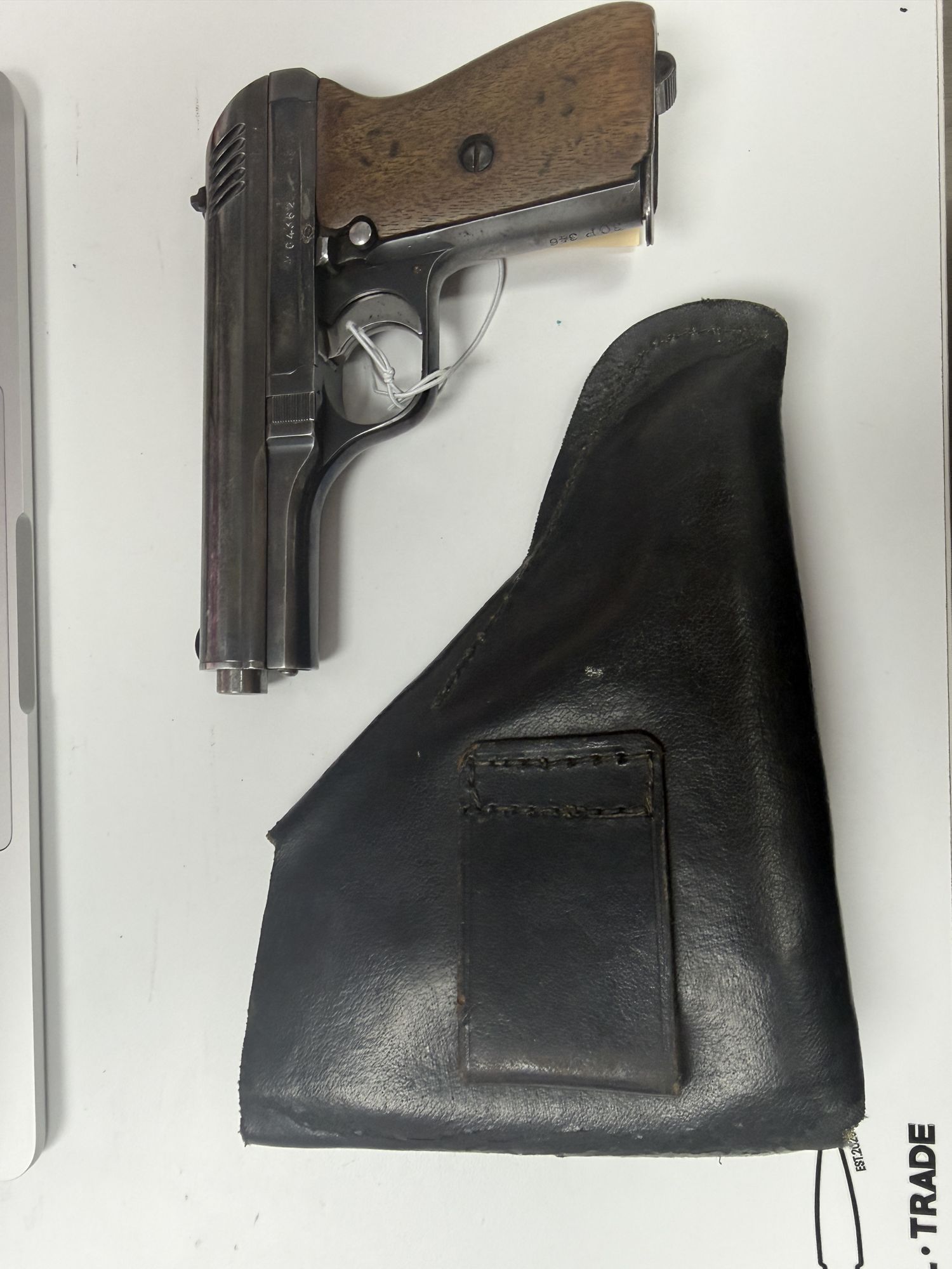 1927 Czechoslovak CZ vz. 24 Pistol .380 ACP All Matching Unit Marked with Holster - Image 3