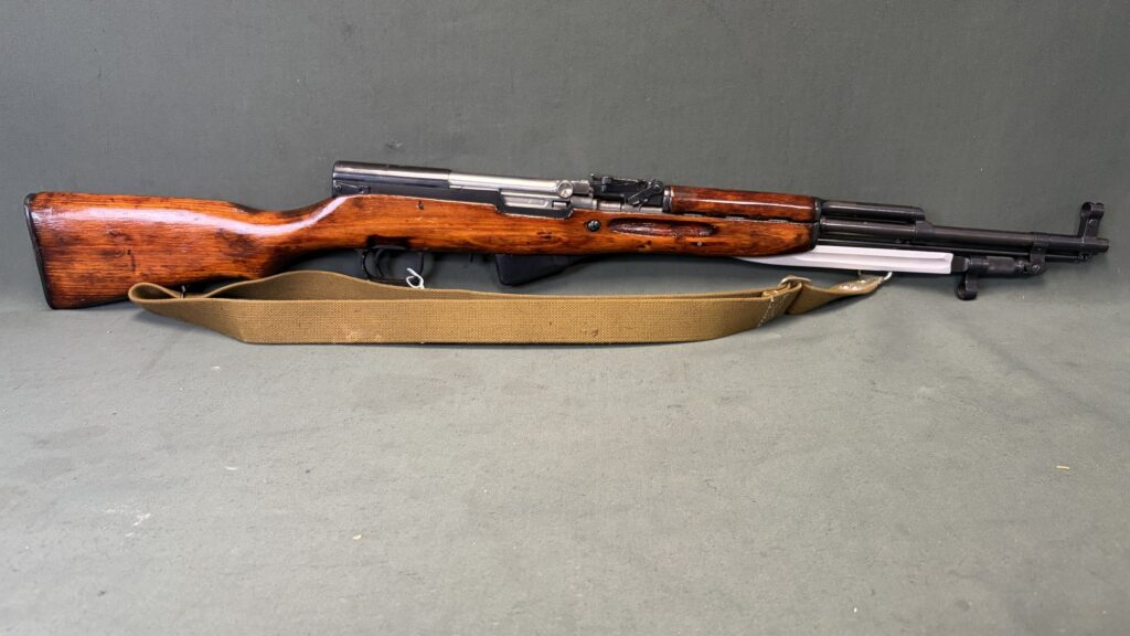 1953 Tula Soviet SKS 7.62×39 Mirror Bore with Manual, Ammo Pouch and Oiler