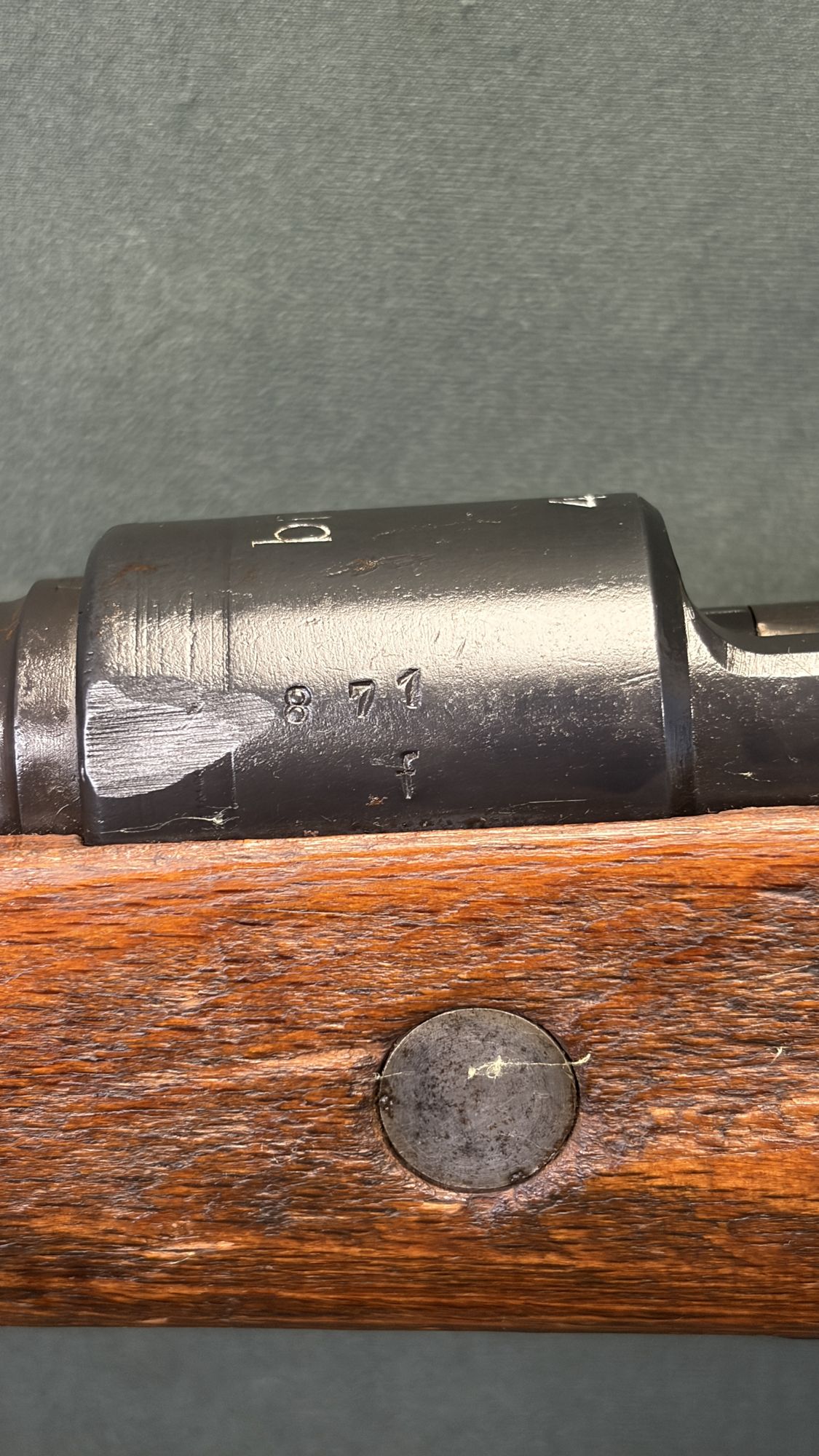 1941 bnz Steyr K98k 8mm Mauser Complete with Sight Hood Cleaning Kit and Sling - Image 4