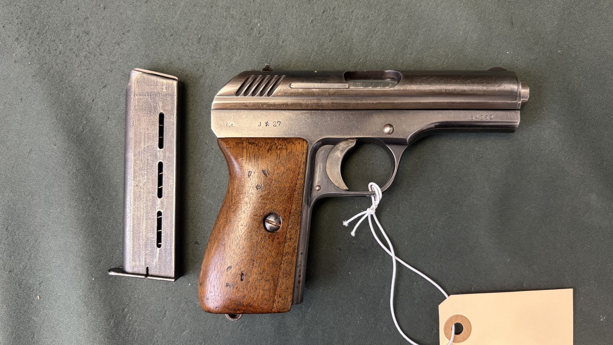 1927 Czechoslovak CZ vz. 24 Pistol .380 ACP All Matching Unit Marked with Holster - Image 4
