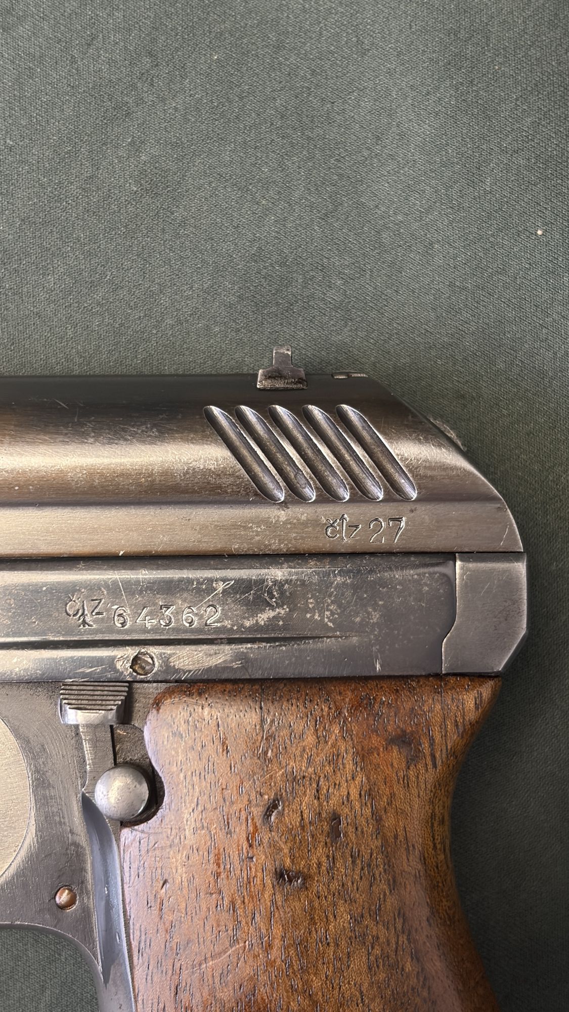 1927 Czechoslovak CZ vz. 24 Pistol .380 ACP All Matching Unit Marked with Holster - Image 8