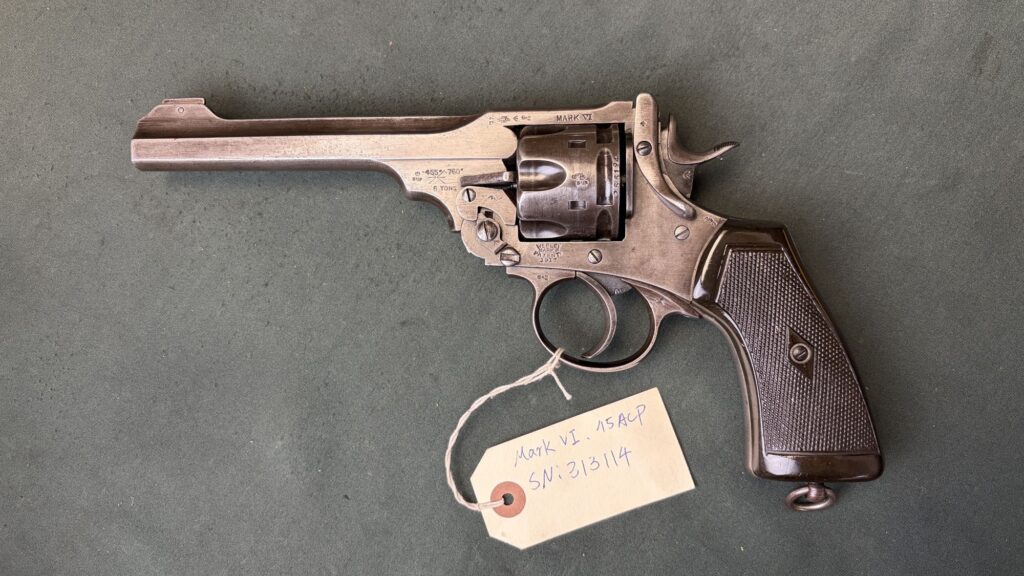 1917 Webley Mark VI Revolver .45 ACP Conversion British WWI Service Revolver