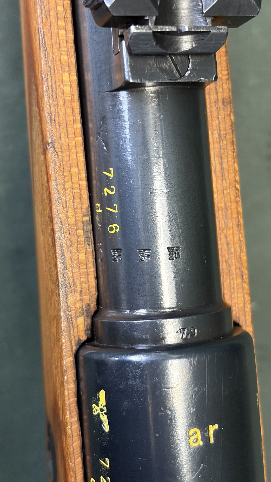 1941 Mauser Borsigwalde ar 41 Karabiner 98k 8mm Mauser majority Matching Numbers - Image 9