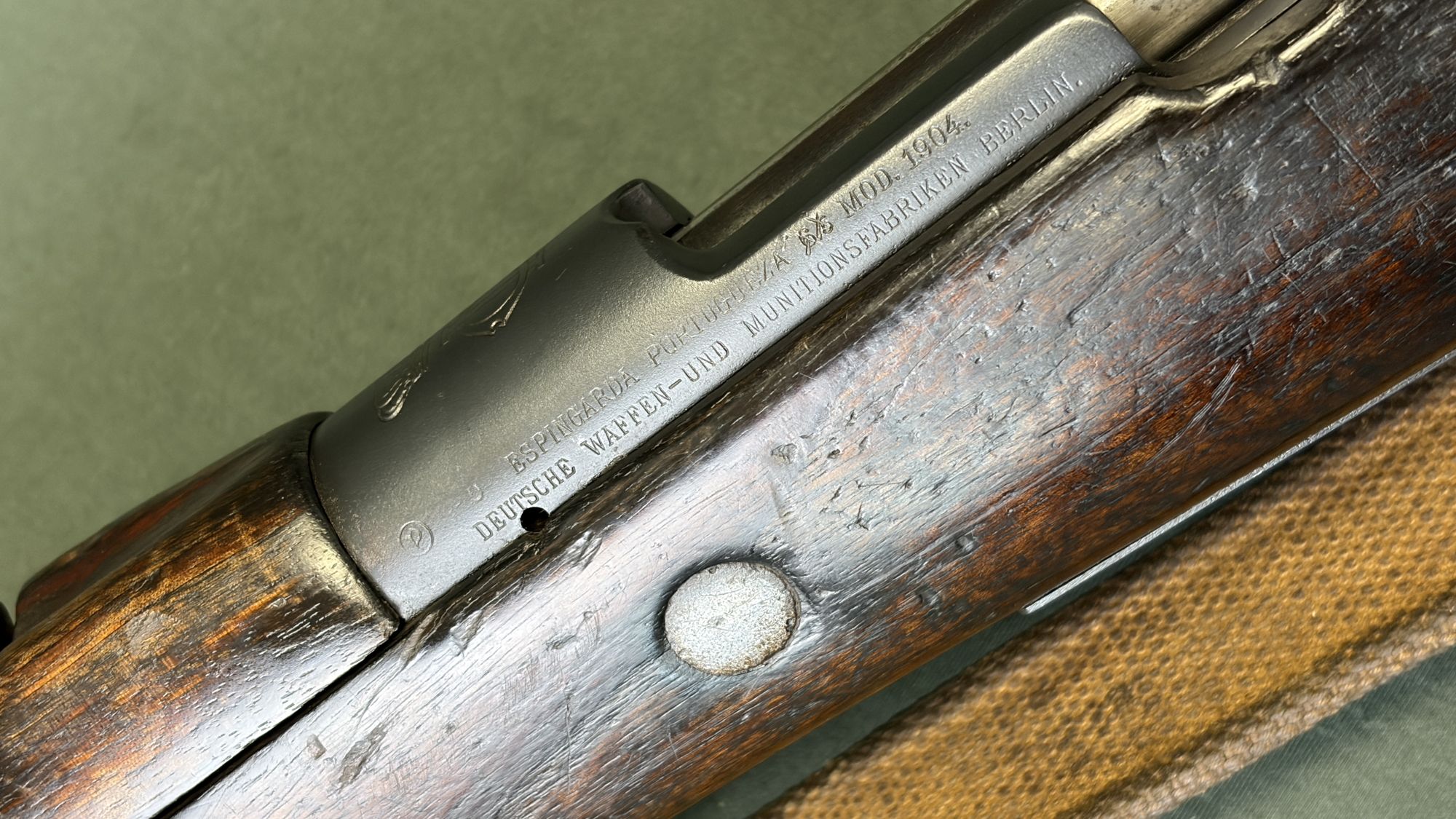 Portuguese Mauser-Vergueiro M1904 Rifle by DWM Berlin, 8mm Barrel, Matching - Image 6