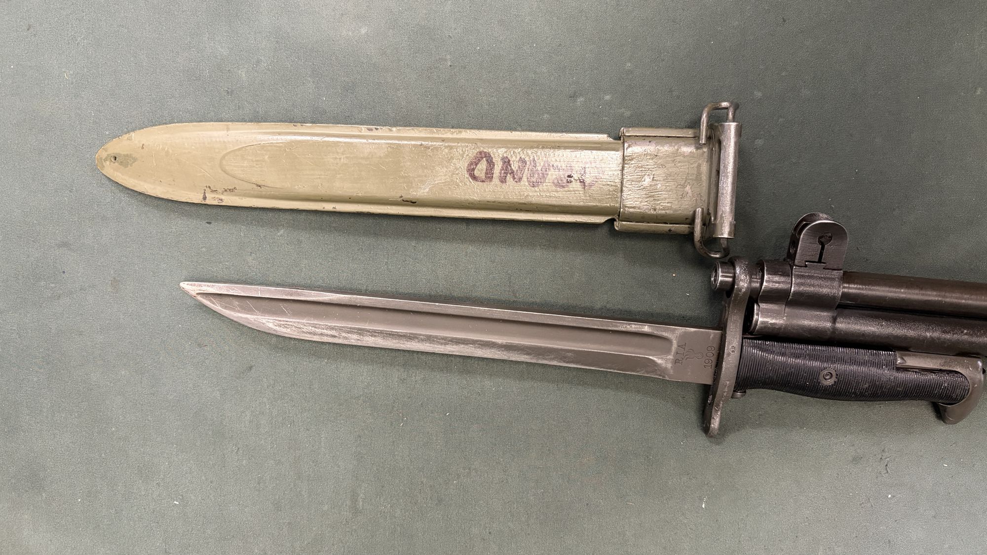 1944 Springfield Armory M1 Garand .30-06 with Bayonet, Scabbard and Sling - Image 7