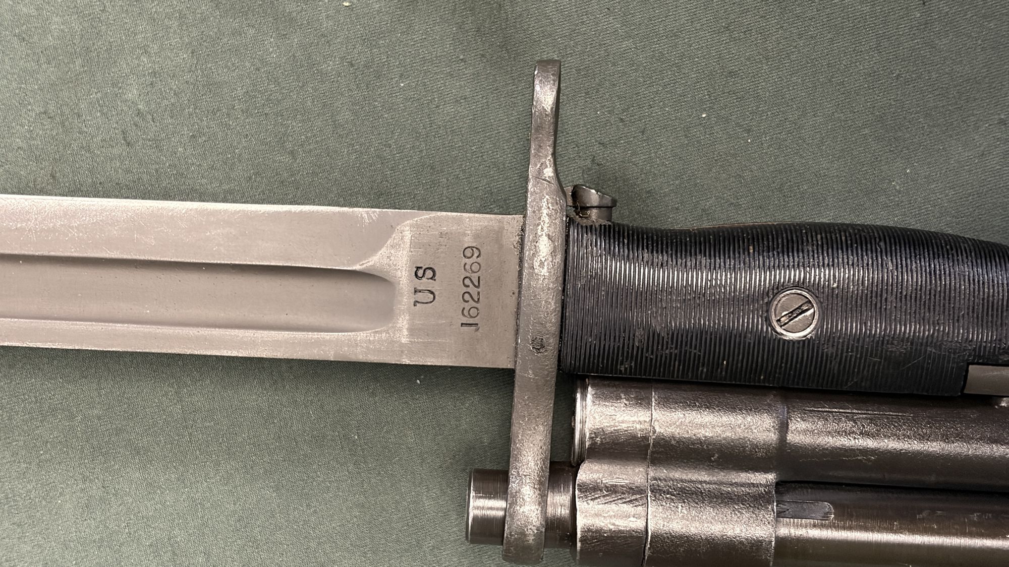 1944 Springfield Armory M1 Garand .30-06 with Bayonet, Scabbard and Sling - Image 8