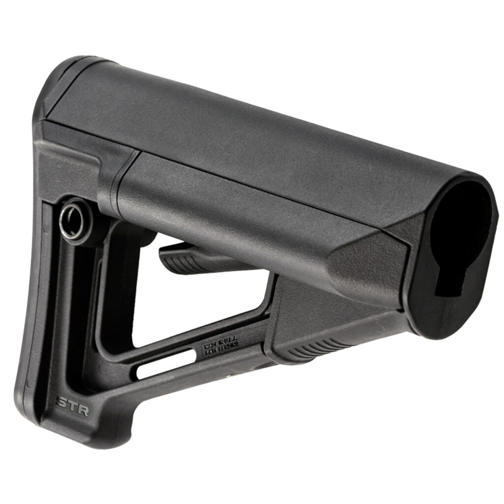 Magpul STR Carbine Stock – Mil-Spec, AR-15/M4, Black