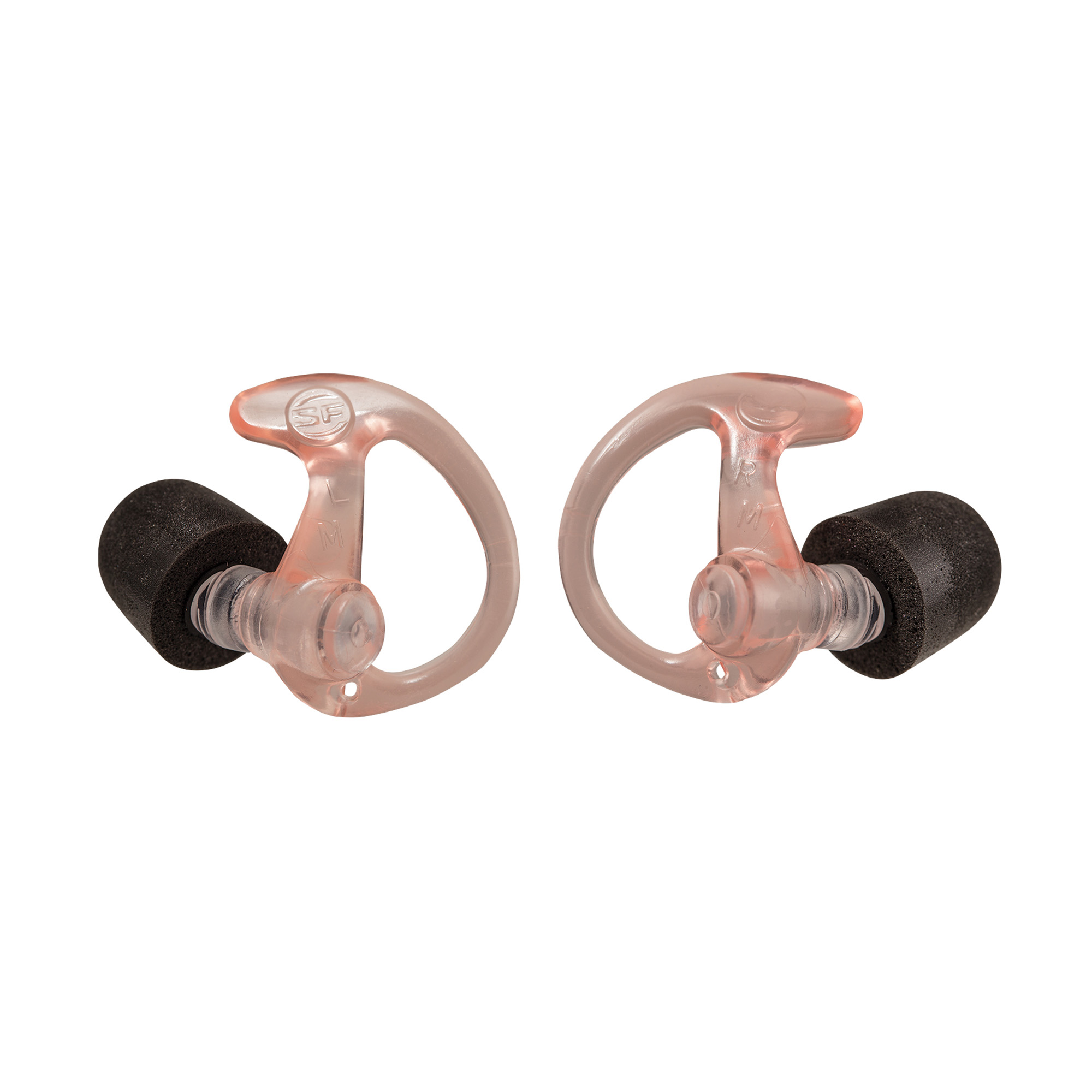 SureFire EP10 Sonic Defenders Ultra Max Earplugs – Medium, 1 Pair, Clear