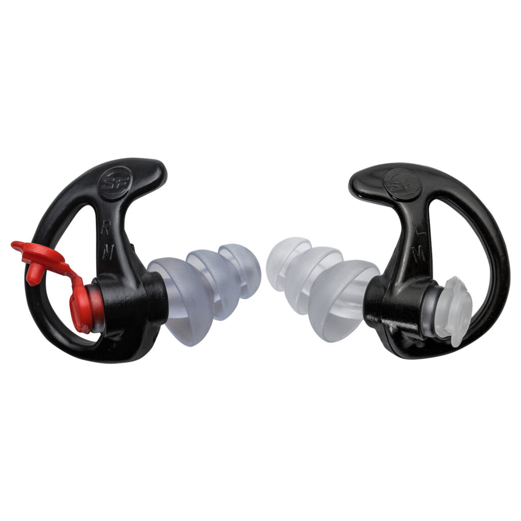SureFire EP4 Sonic Defenders Plus Earplugs – Medium, Bulk Pack of 25 Pairs, Black