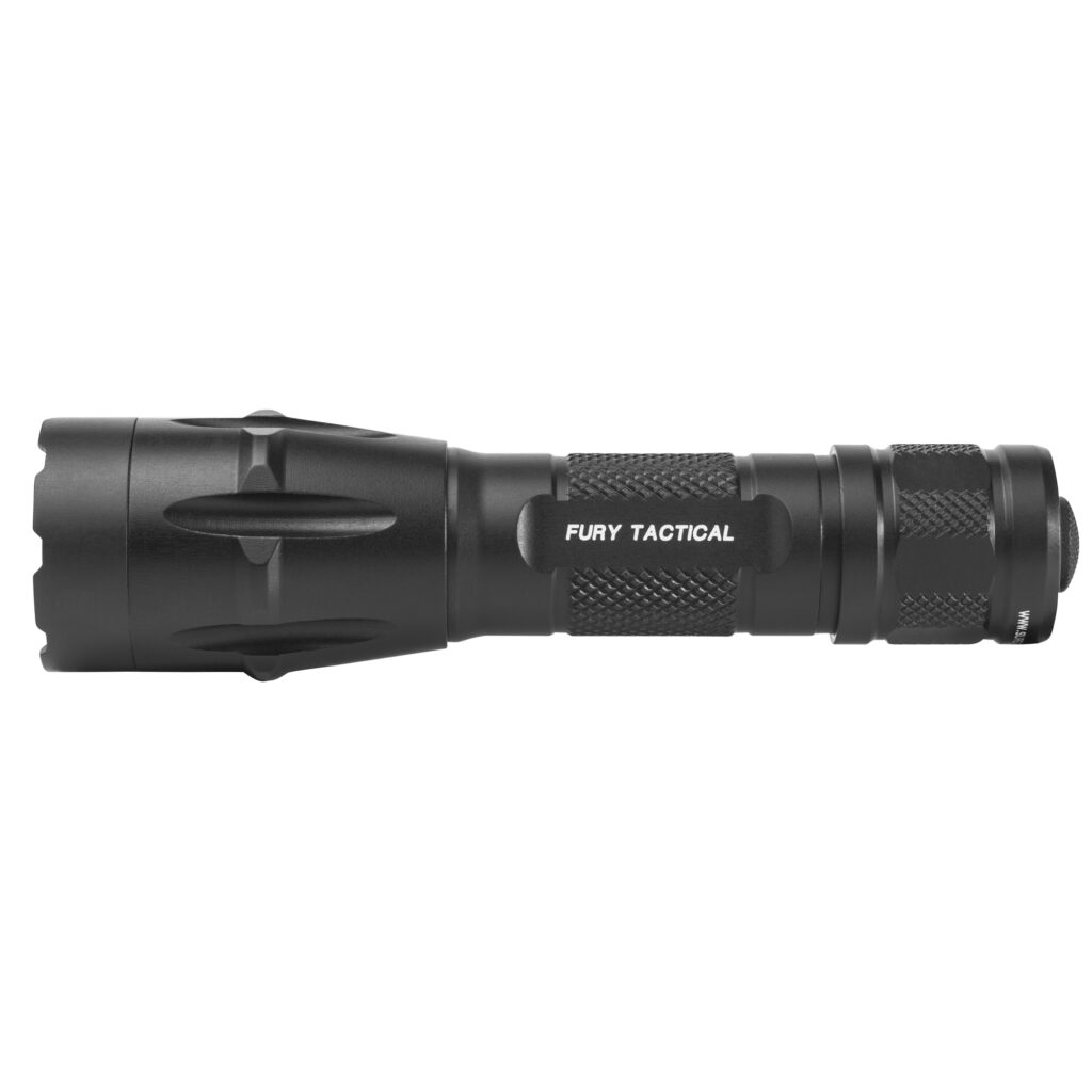 SureFire Fury DFT Dual Fuel Tactical Flashlight – 1,500 Lumens, Black
