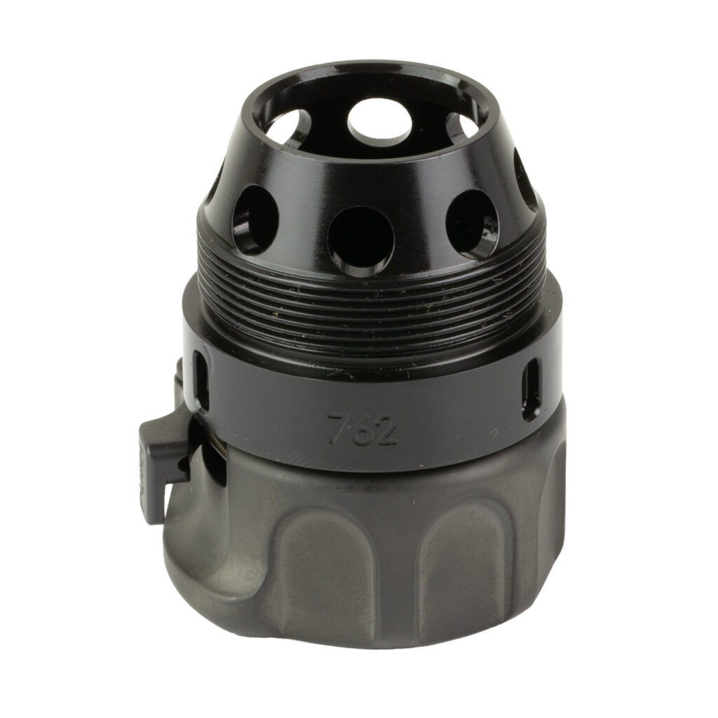 SureFire Fast-Attach HUB Suppressor Adapter – 7.62 NATO, 1.375×24, SOCOM Fast-Attach, Black