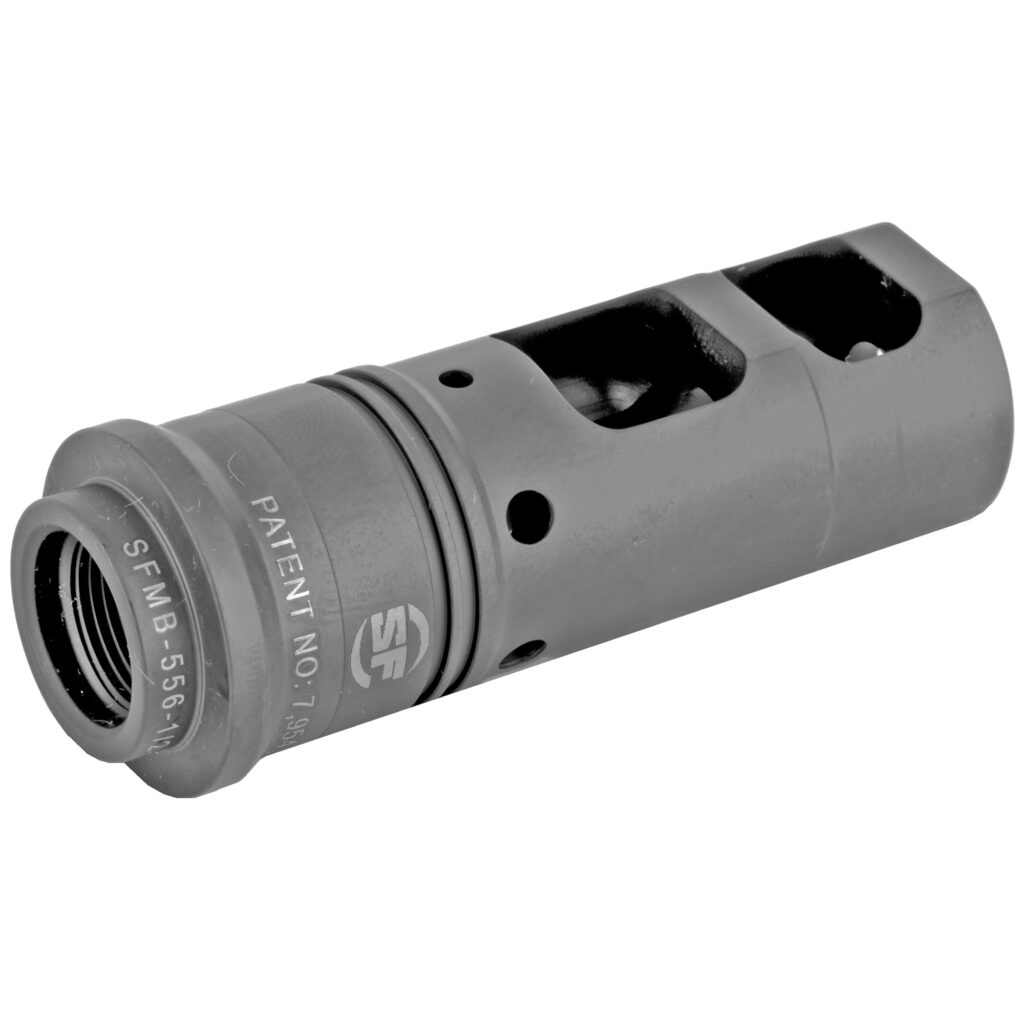 SureFire SOCOM SFMB Muzzle Brake – 5.56 NATO, 1/2×28 M4, Black
