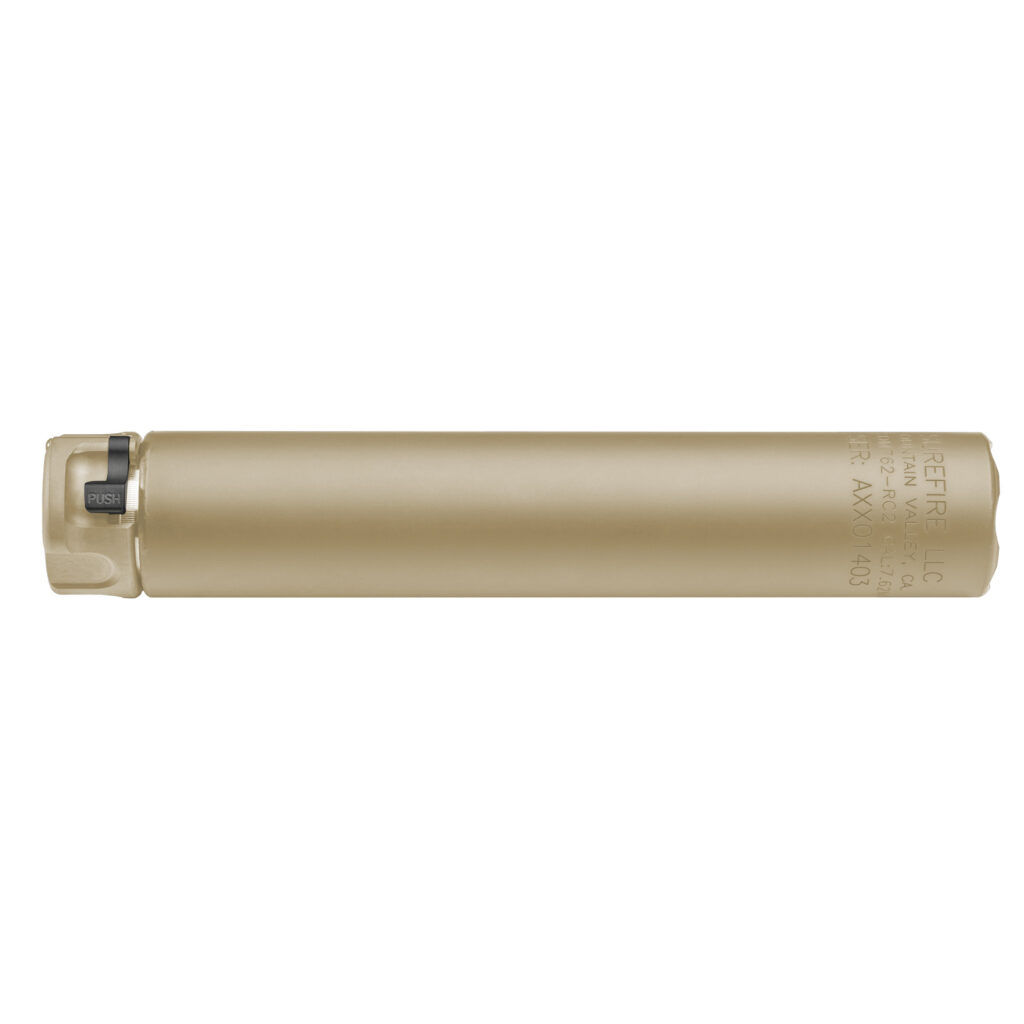 SureFire SOCOM RC2 Gen 2 Suppressor – 7.62mm, 8.4″, SOCOM Fast-Attach, Dark Earth