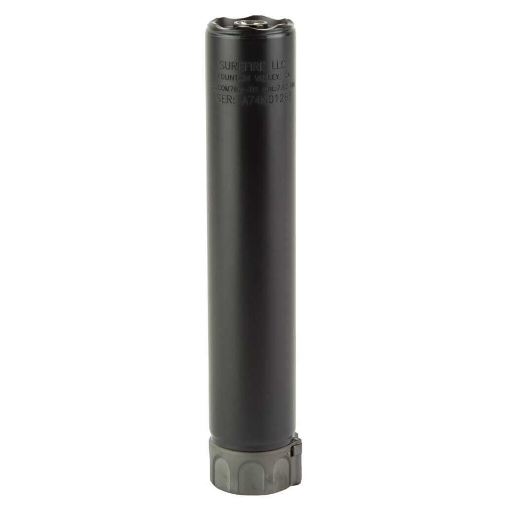 SureFire SOCOM762-Ti2 Suppressor – 7.62mm, Titanium, SOCOM Fast-Attach, 7.9″, 11 oz, Black